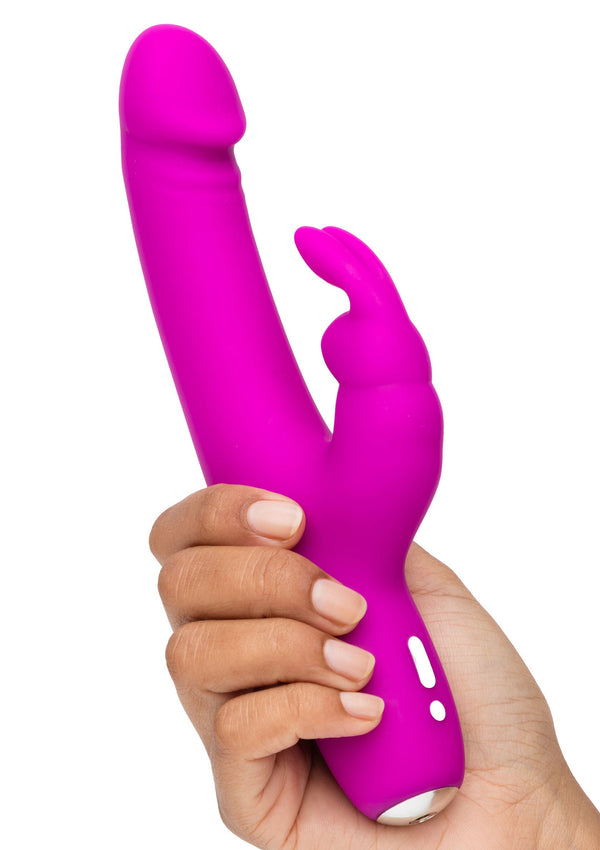Bestel: Slimline Realistic Rabbit vibrator by Happy Rabbit - bij Happytoys.nl, happytoys.be, Happytoys.ae: erotische sex webshop | liever Happy dan Easy âââââ