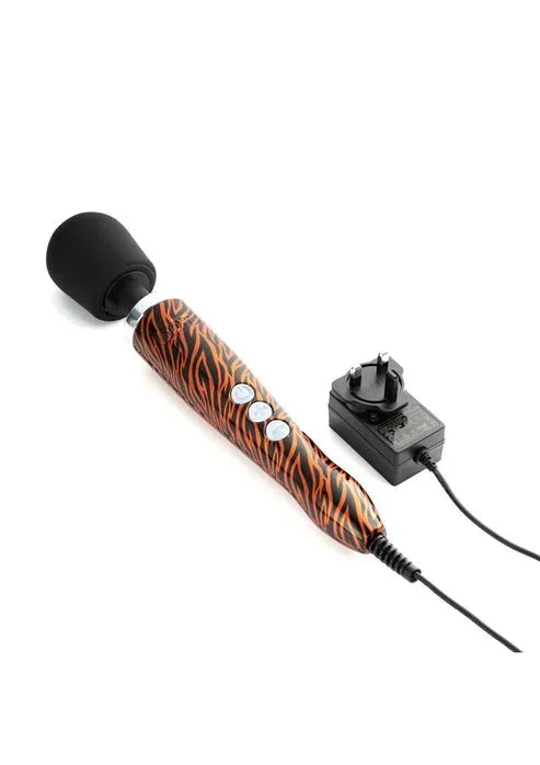 Bestel: Die Cast Metal Wand Massage by Doxy - bij Happytoys.nl, happytoys.be, Happytoys.ae: erotische sex webshop | liever Happy dan Easy ⭐⭐⭐⭐⭐ - Leopard / Tiger - 29501 - TIGER - EV