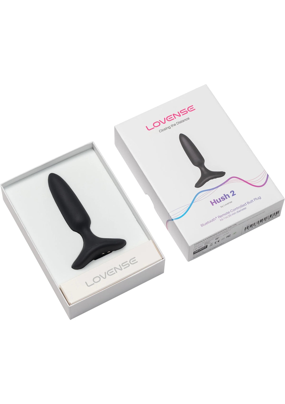 Bestel: Hush 2 - 1 Inch plug vibrator by Lovesense - bij Happytoys.nl, happytoys.be, Happytoys.ae: erotische sex webshop | liever Happy dan Easy âââââ