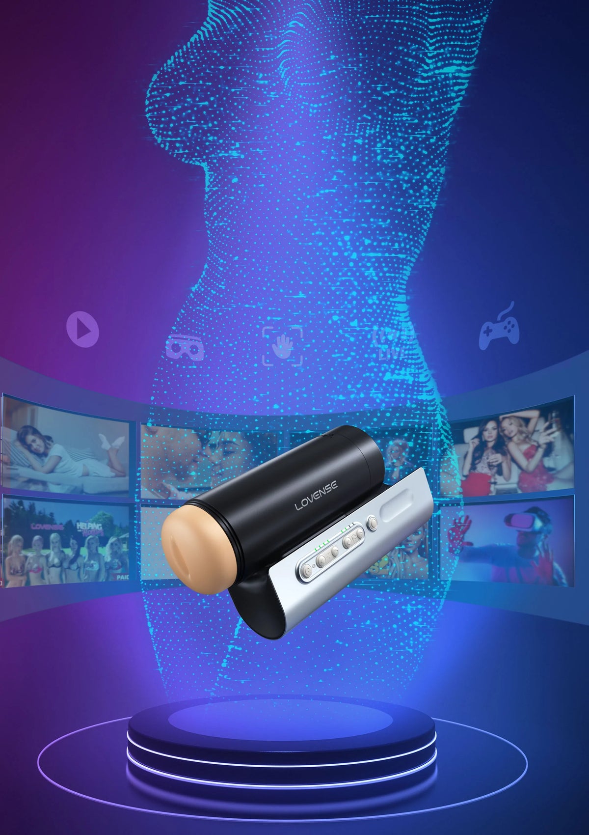 Bestel: Solace Pro Masturbator by Lovesense - bij Happytoys.nl, happytoys.be, Happytoys.ae: erotische sex webshop | liever Happy dan Easy ⭐⭐⭐⭐⭐