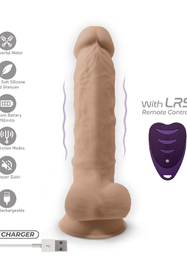 Bestel: Dildo Vibrating Model 8 inch by Silex - D Vibrating - bij Happytoys.nl, happytoys.be, Happytoys.ae: erotische sex webshop | liever Happy dan Easy ⭐⭐⭐⭐⭐