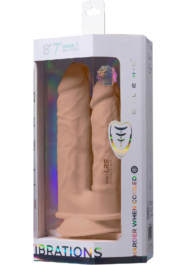 Bestel: Duo Dildo Double Penetrating Vibrating Dildo 7+8 inch by Silex - D - bij Happytoys.nl, happytoys.be, Happytoys.ae: erotische sex webshop | liever Happy dan Easy âââââ