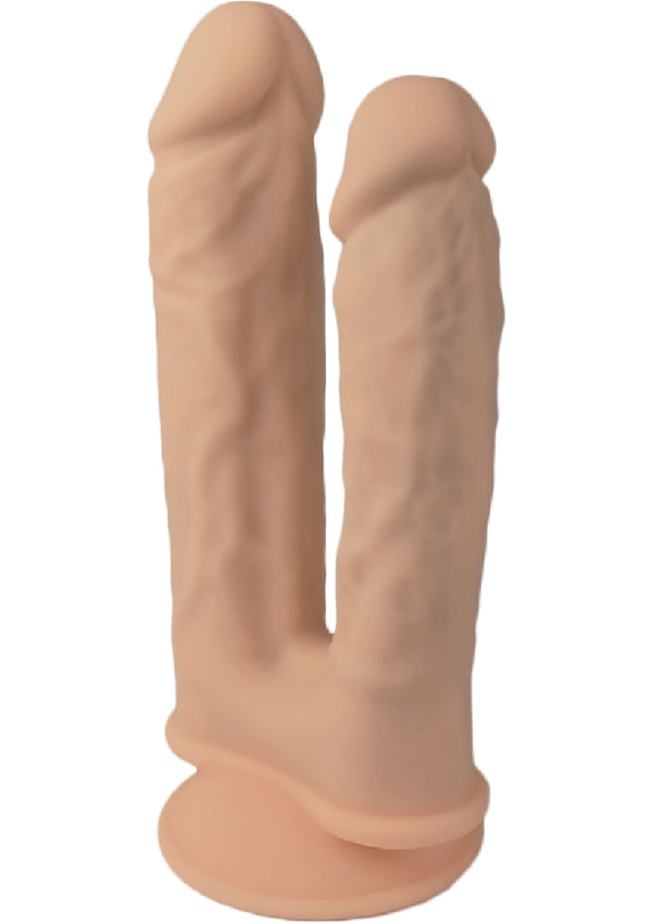 Bestel: Duo Dildo Double Penetrating Vibrating Dildo 7+8 inch by Silex - D - bij Happytoys.nl, happytoys.be, Happytoys.ae: erotische sex webshop | liever Happy dan Easy âââââ