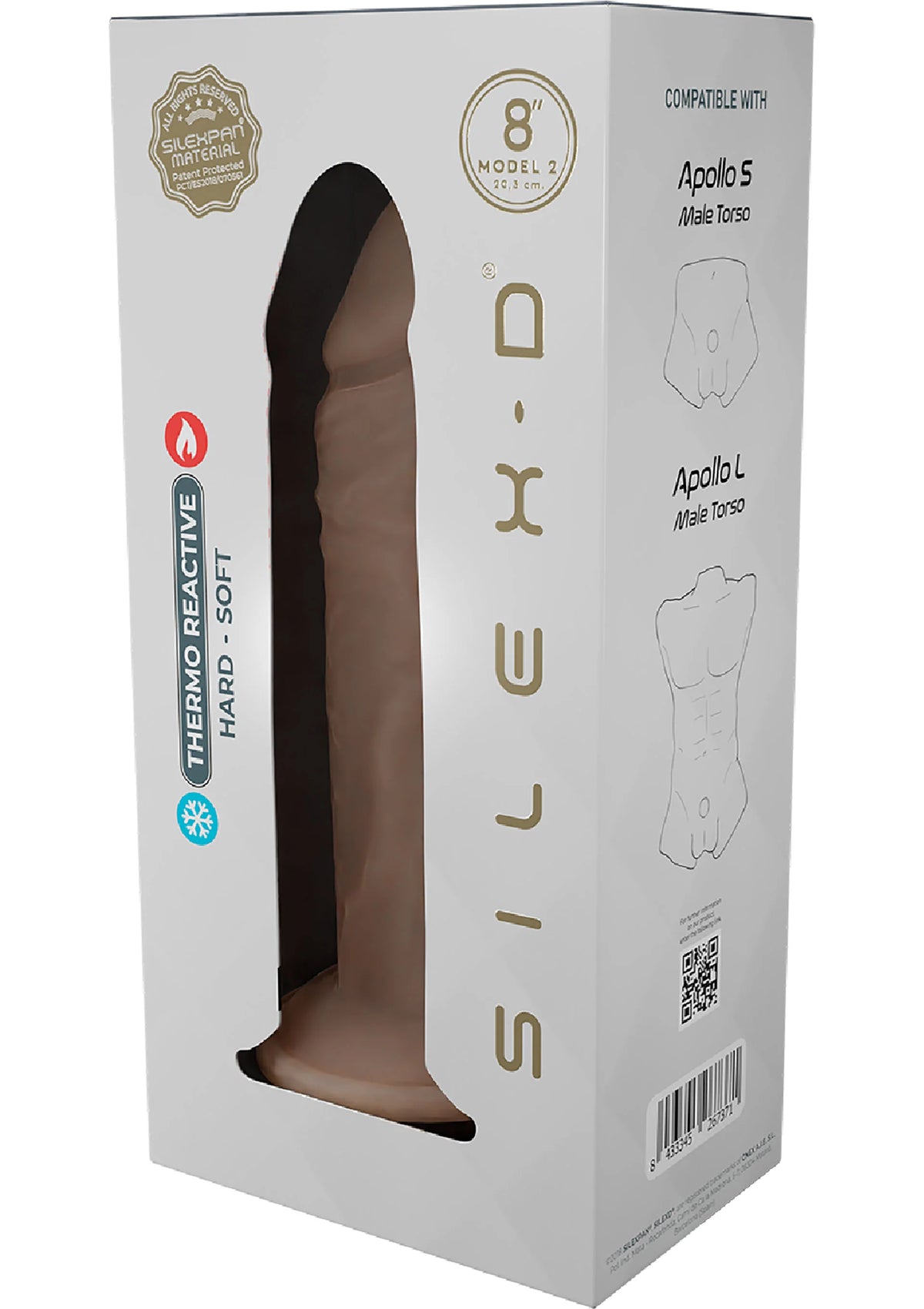 Bestel: Silicone Dong Model 8 inch - bij Happytoys.nl, happytoys.be, Happytoys.ae: erotische sex webshop | liever Happy dan Easy âââââ