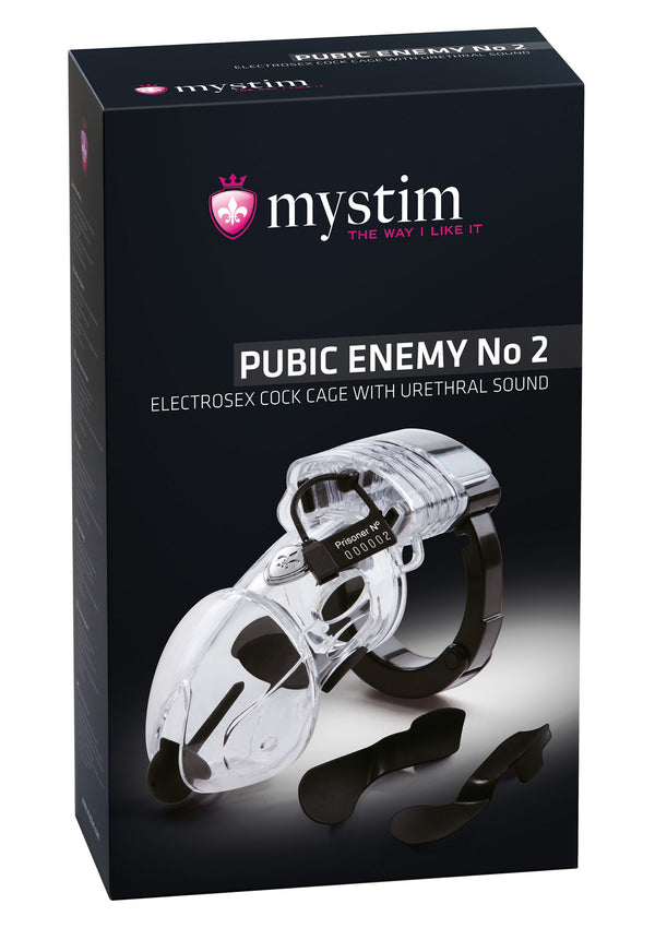 Bestel: Pubic Enemy No. 2 Cock Cage by MyStim - bij Happytoys.nl, happytoys.be, Happytoys.ae: erotische sex webshop | liever Happy dan Easy ⭐⭐⭐⭐⭐