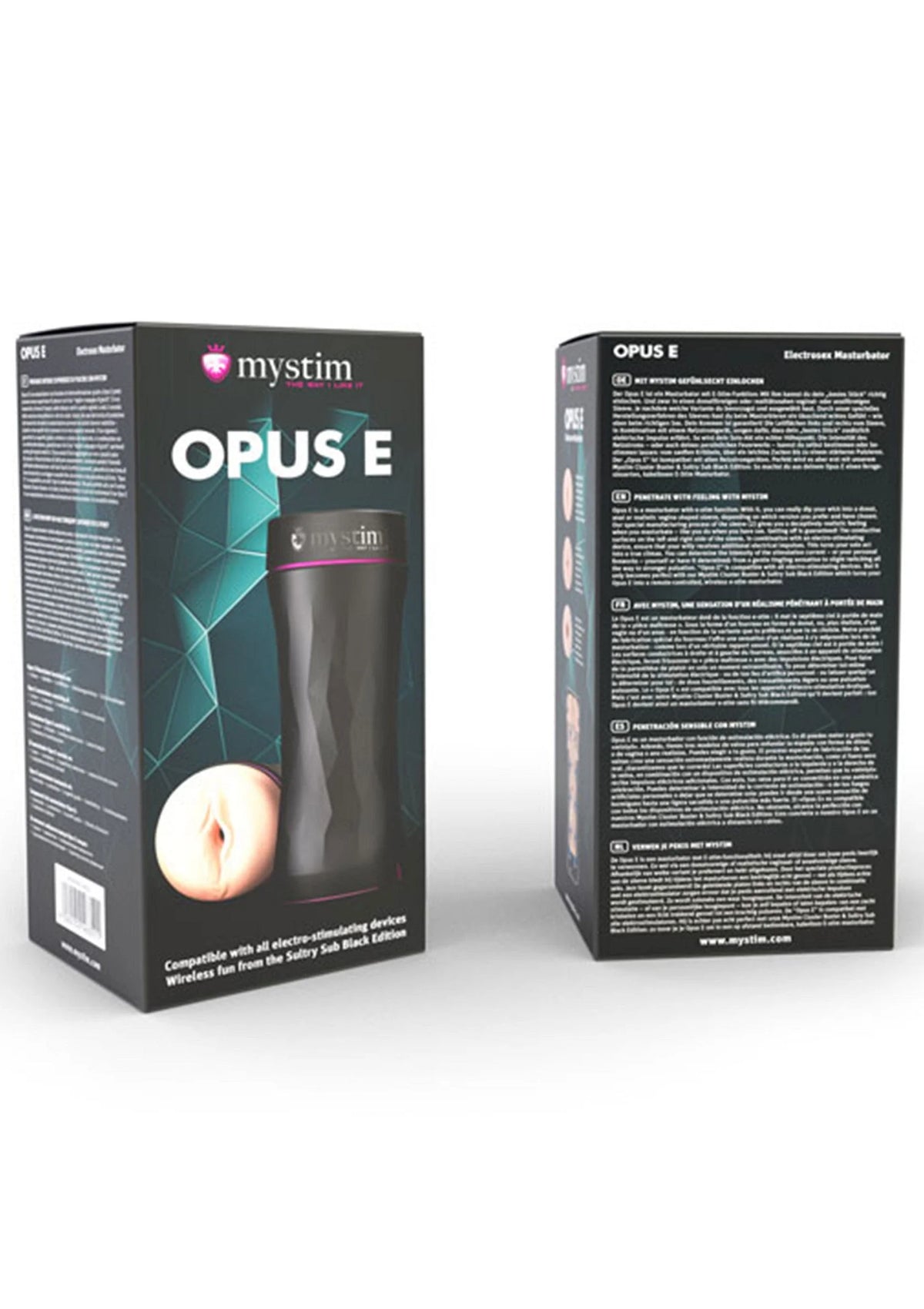 Bestel: Opus E Masturbator Vagina Stroker by MyStim - bij Happytoys.nl, happytoys.be, Happytoys.ae: erotische sex webshop | liever Happy dan Easy ⭐⭐⭐⭐⭐
