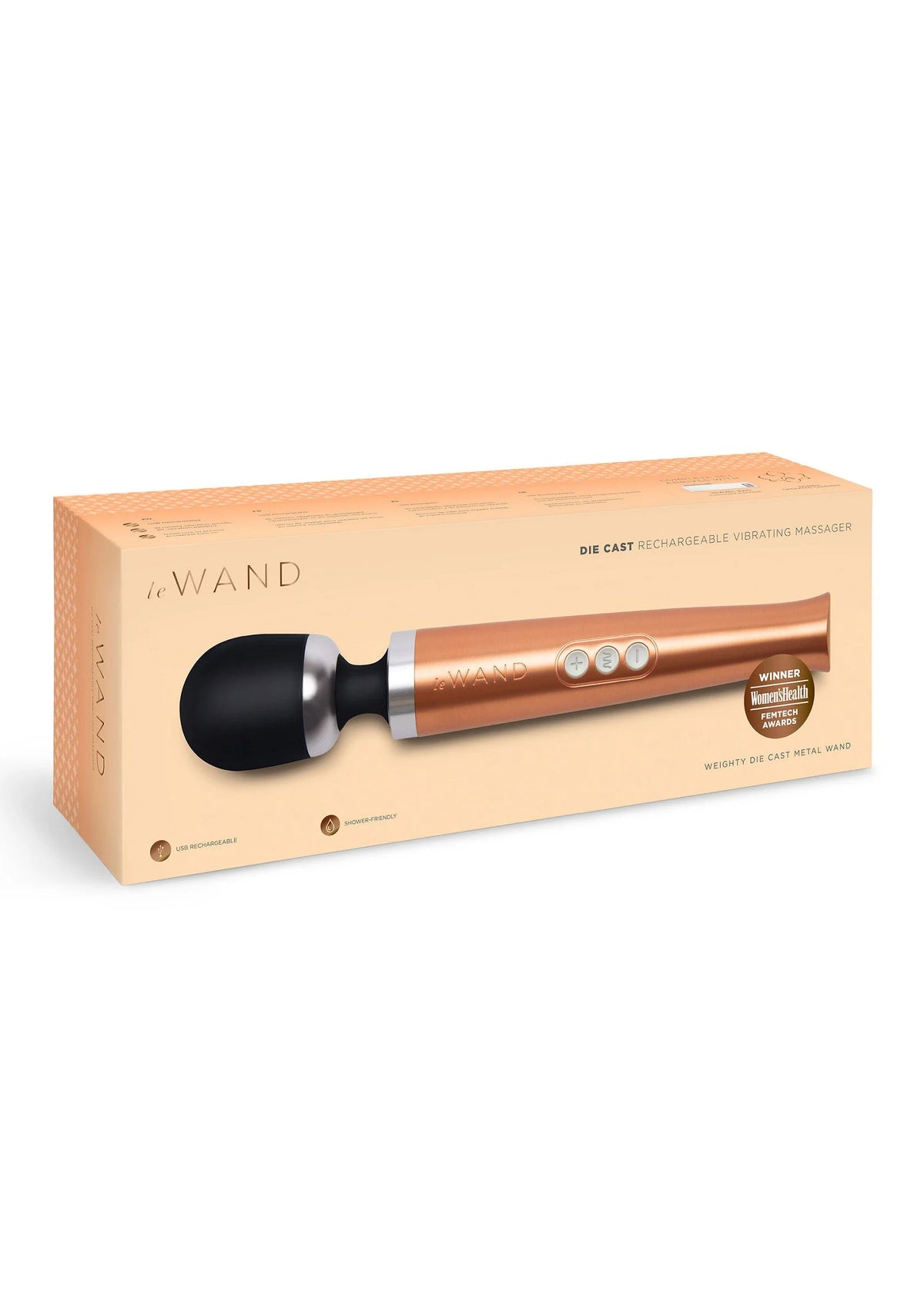 Bestel: Die Cast Rechargeable Vibrating Massager by Le Wand - bij Happytoys.nl, happytoys.be, Happytoys.ae: erotische sex webshop | liever Happy dan Easy âââââ