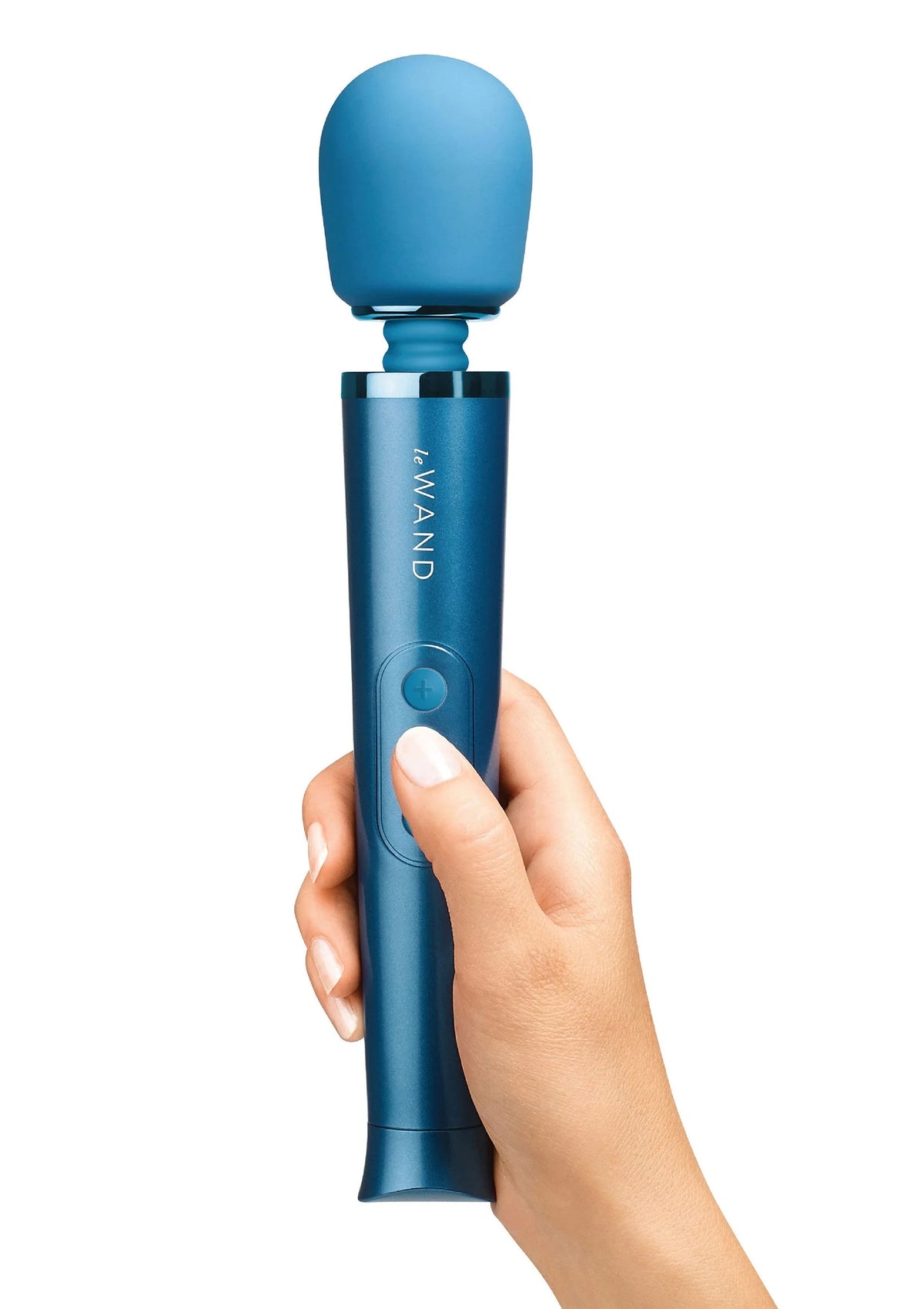 Bestel: Petite Rechargeable Wand Vibrator by Le Wand - bij Happytoys.nl, happytoys.be, Happytoys.ae: erotische sex webshop | liever Happy dan Easy ⭐⭐⭐⭐⭐ - Blauw - 35321 - BLUE