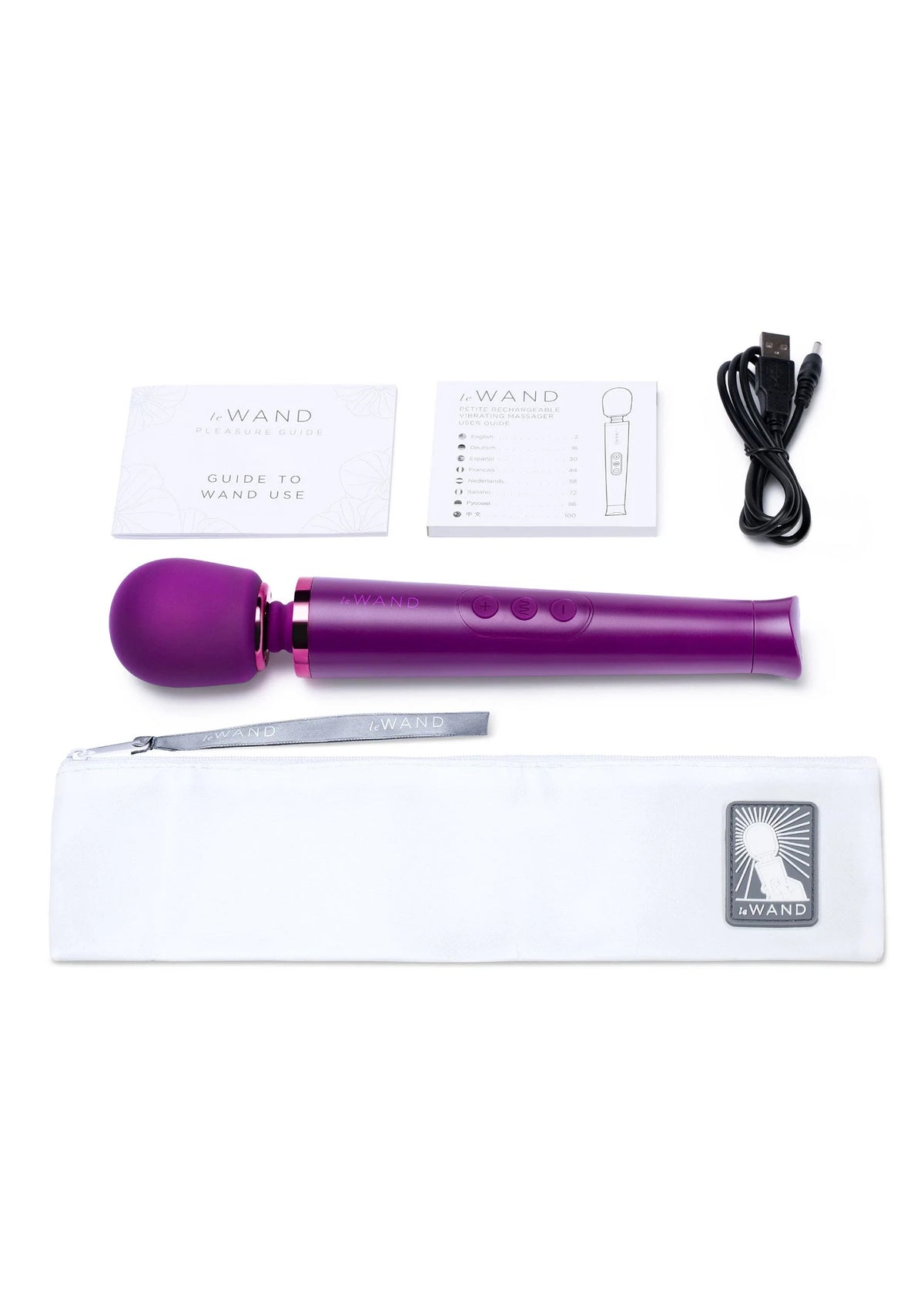 Bestel: Petite Rechargeable Wand Vibrator by Le Wand - bij Happytoys.nl, happytoys.be, Happytoys.ae: erotische sex webshop | liever Happy dan Easy ⭐⭐⭐⭐⭐
