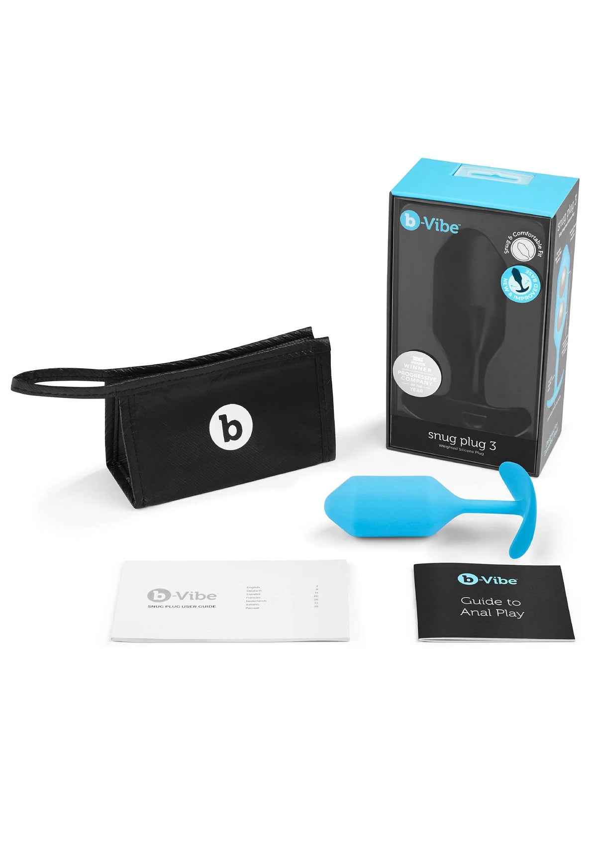 Bestel: B - Vibe Snug Anal Butt Plug 3 by B - Vibe - bij Happytoys.nl, happytoys.be, Happytoys.ae: erotische sex webshop | liever Happy dan Easy ⭐⭐⭐⭐⭐