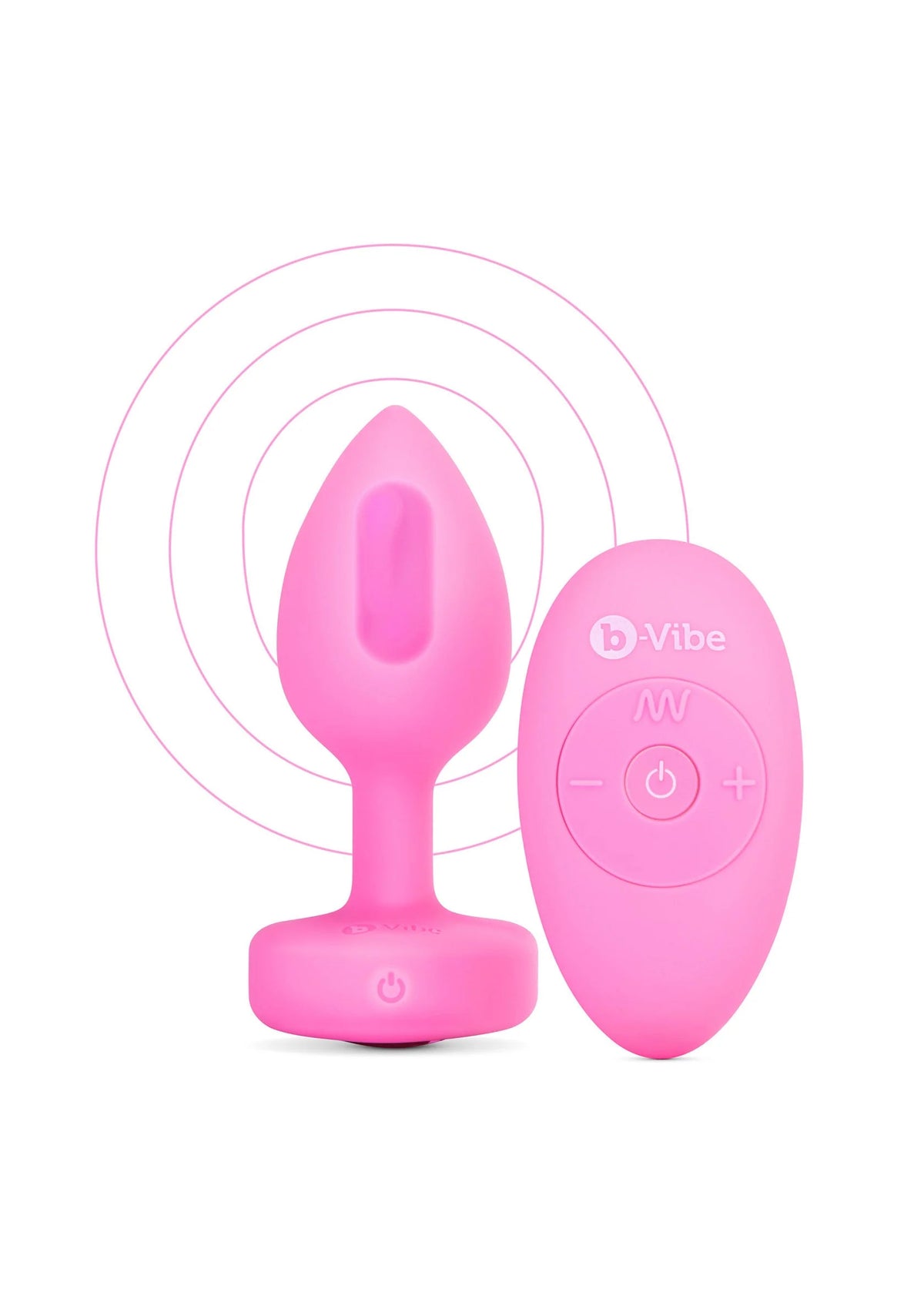 Bestel: Vibrating Heart Plug S/M by B - Vibe - bij Happytoys.nl, happytoys.be, Happytoys.ae: erotische sex webshop | liever Happy dan Easy ⭐⭐⭐⭐⭐ - Default Title - 35454 - PINK