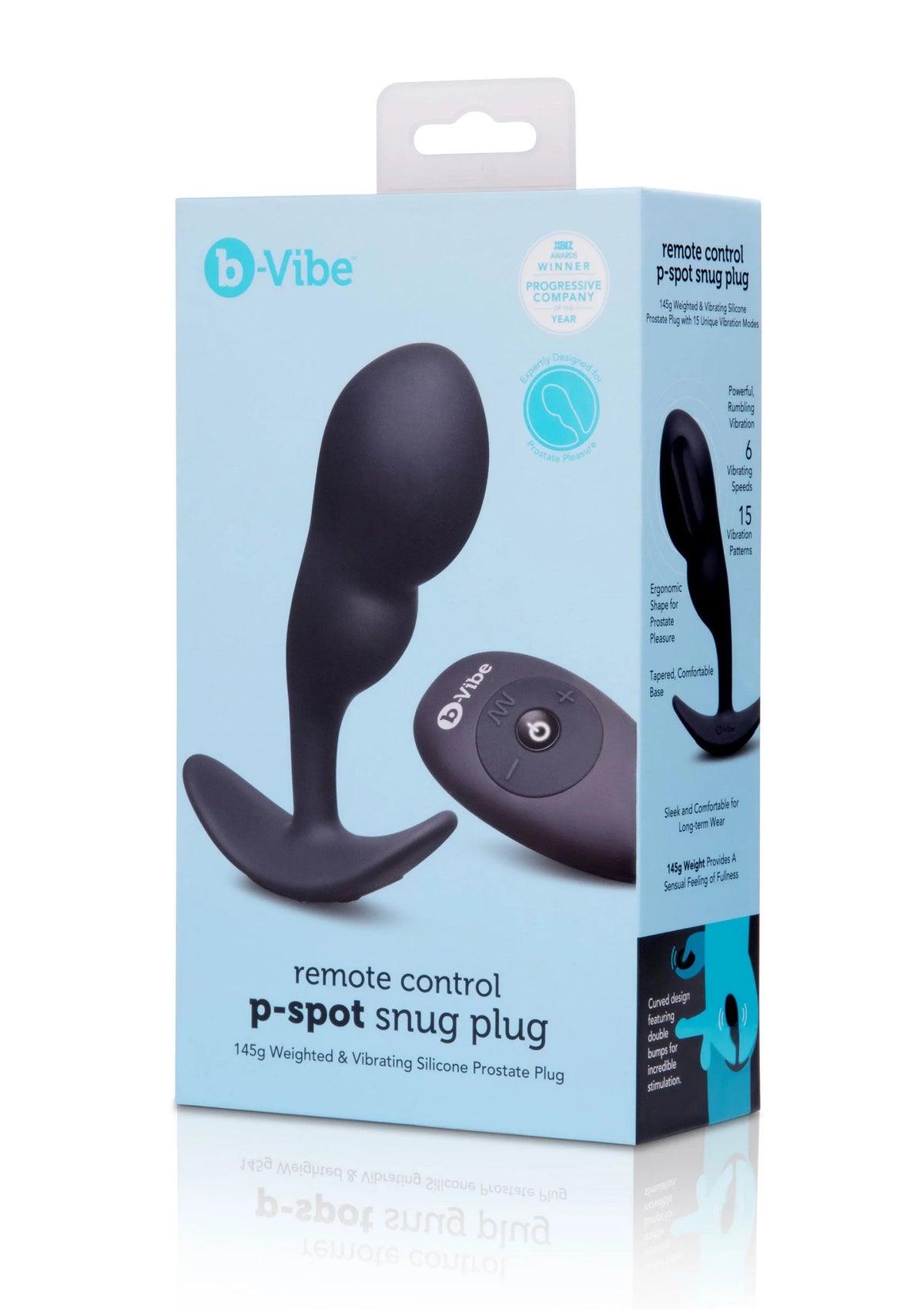 Bestel: Remote Control P - Spot Snug Plug 145g by B - Vibe - bij Happytoys.nl, happytoys.be, Happytoys.ae: erotische sex webshop | liever Happy dan Easy âââââ