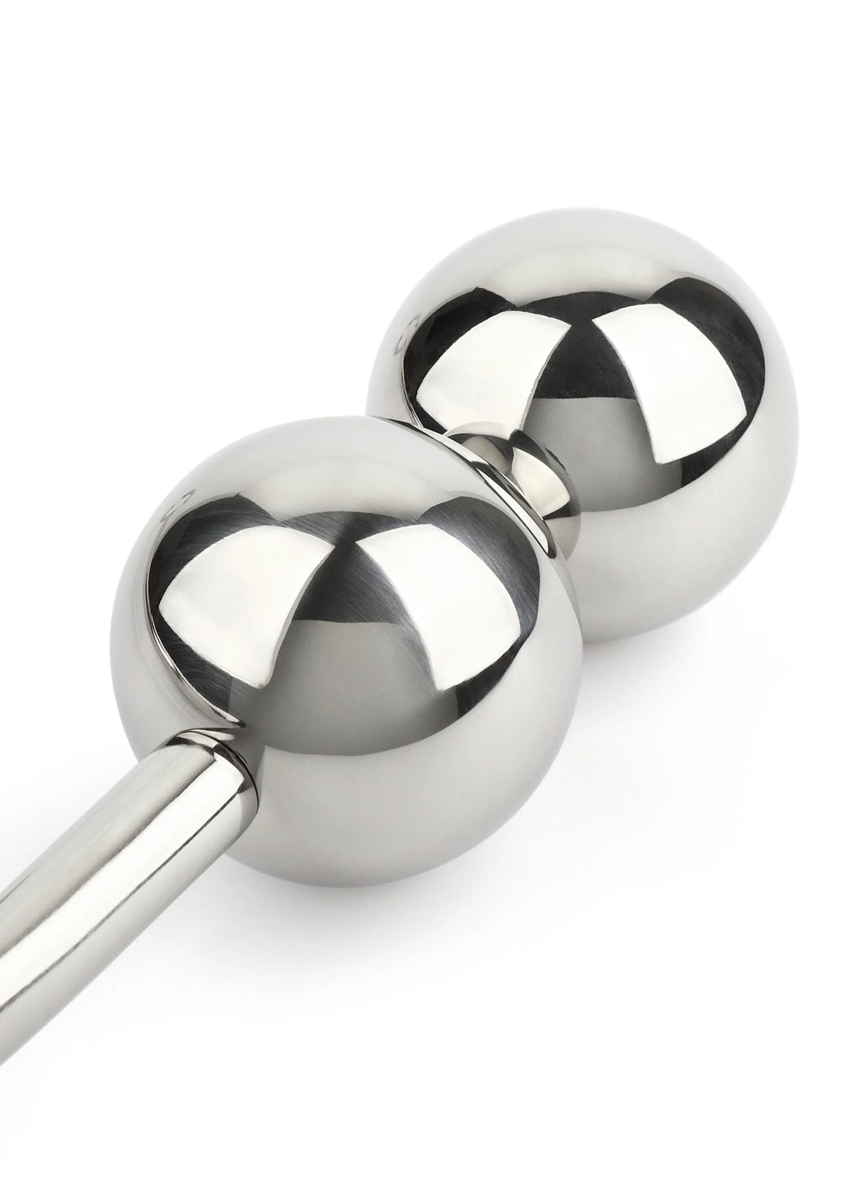 Bestel: Anal Hook Double Balls 40+40mm by Mr. Steel - bij Happytoys.nl, happytoys.be, Happytoys.ae: erotische sex webshop | liever Happy dan Easy ⭐⭐⭐⭐⭐