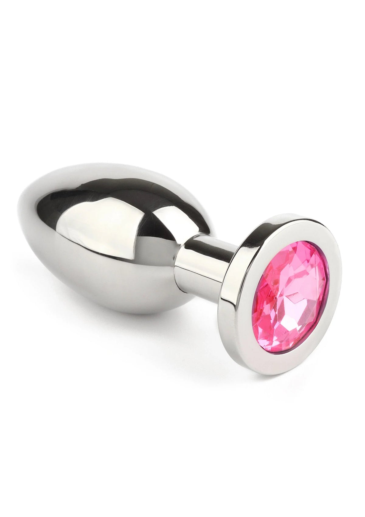 Bestel: Mr. Steel Jewled Butt Plug Large (Pink) - bij Happytoys.nl, happytoys.be, Happytoys.ae: erotische sex webshop | liever Happy dan Easy ⭐⭐⭐⭐⭐ - Default Title - 38132 - PINK