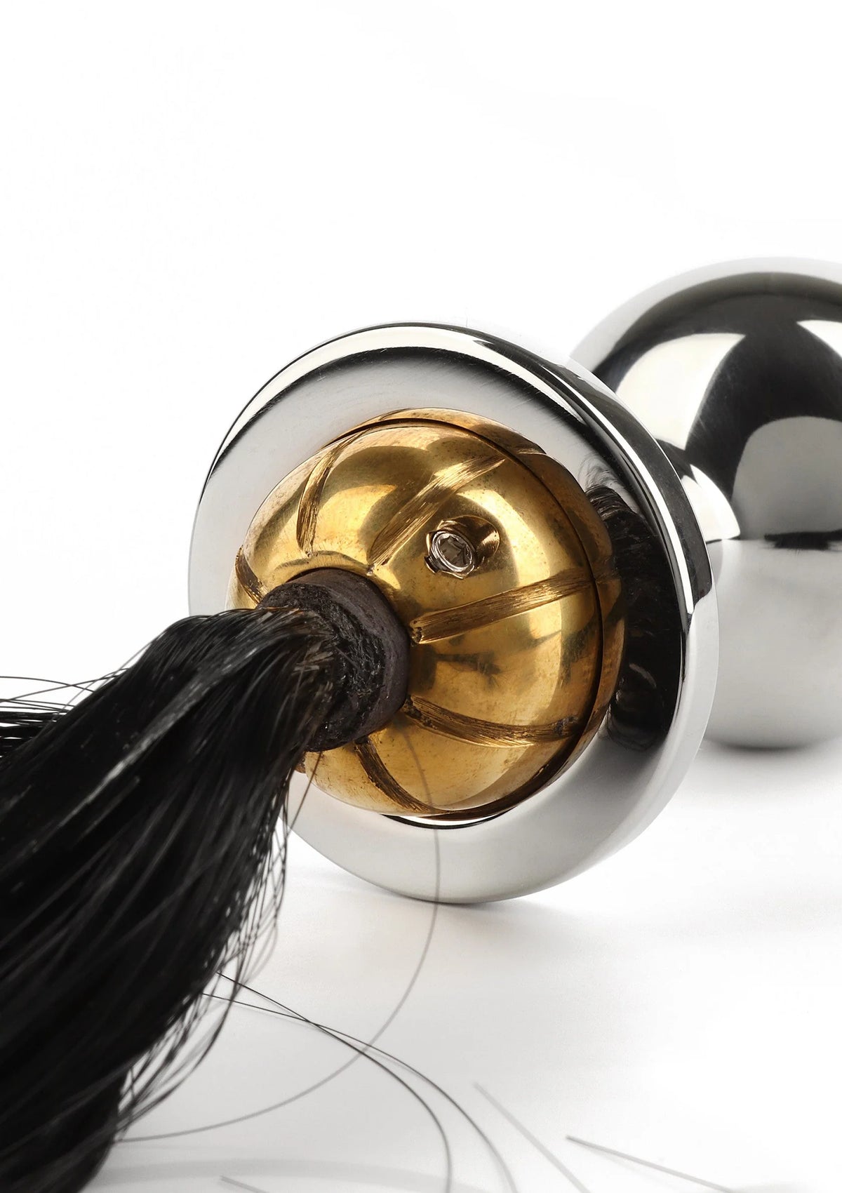 Bestel: Black Hair Pony Tail Rosebud by Mr. Steel - bij Happytoys.nl, happytoys.be, Happytoys.ae: erotische sex webshop | liever Happy dan Easy âââââ