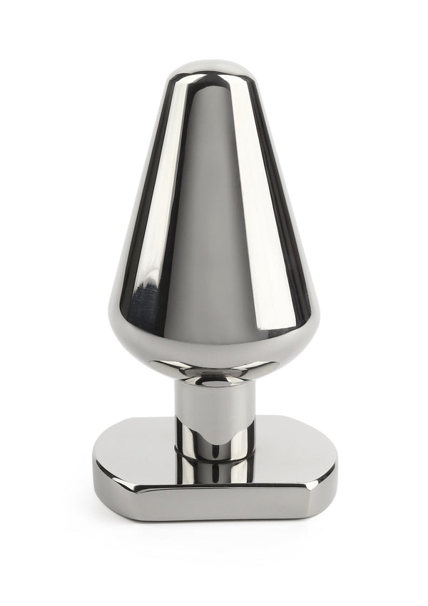 Bestel: Heavy Steel Butt Plug Medium by Mr. Steel - bij Happytoys.nl, happytoys.be, Happytoys.ae: erotische sex webshop | liever Happy dan Easy ⭐⭐⭐⭐⭐