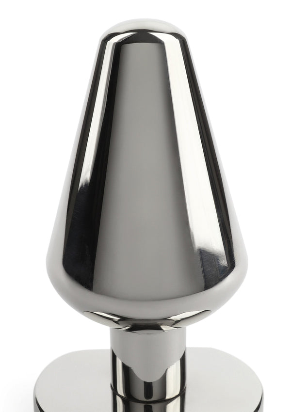 Bestel: Heavy Steel Butt Plug Medium by Mr. Steel - bij Happytoys.nl, happytoys.be, Happytoys.ae: erotische sex webshop | liever Happy dan Easy ⭐⭐⭐⭐⭐