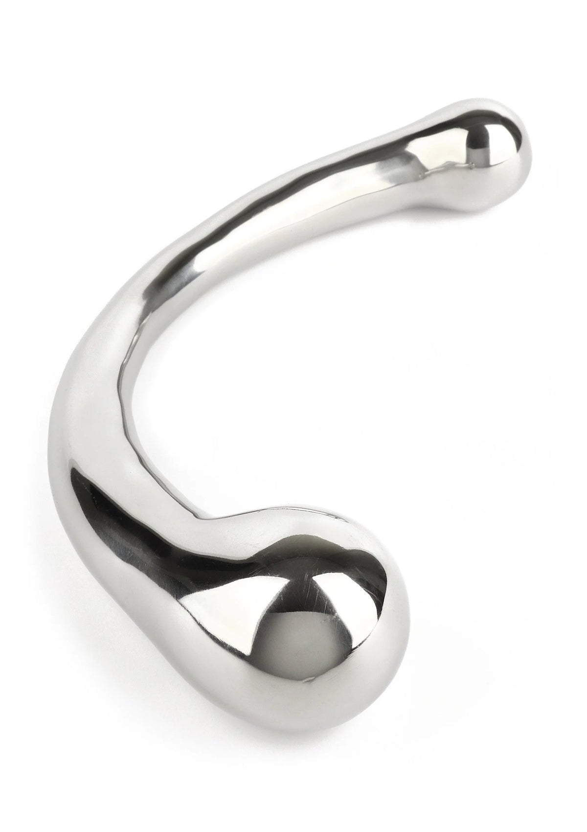 Bestel: The Curvy G - spot Double Ended by Mr. Steel - bij Happytoys.nl, happytoys.be, Happytoys.ae: erotische sex webshop | liever Happy dan Easy ⭐⭐⭐⭐⭐ - Default Title - 38309 - SILVER