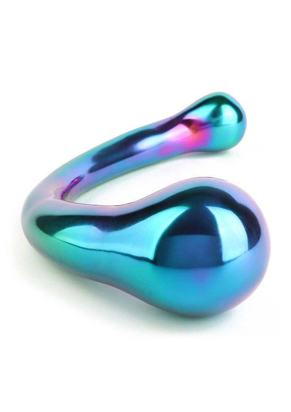 Bestel: The Curvy G - spot Rainbow by Mr. Steel - bij Happytoys.nl, happytoys.be, Happytoys.ae: erotische sex webshop | liever Happy dan Easy ⭐⭐⭐⭐⭐