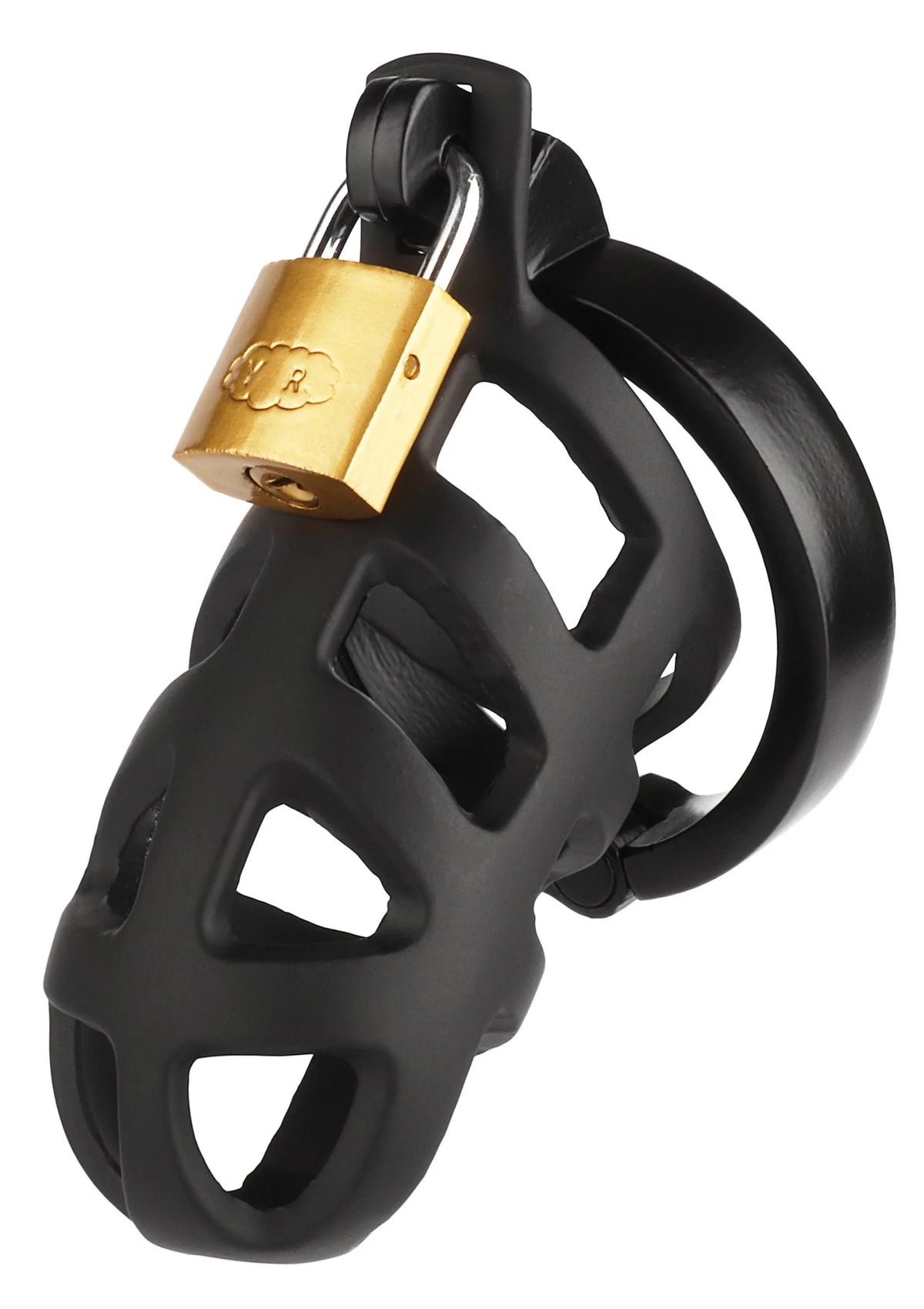Bestel: Brutal Chastity Cage by Mr. Steel - bij Happytoys.nl, happytoys.be, Happytoys.ae: erotische sex webshop | liever Happy dan Easy ⭐⭐⭐⭐⭐ - Default Title - 38343 - BLACK