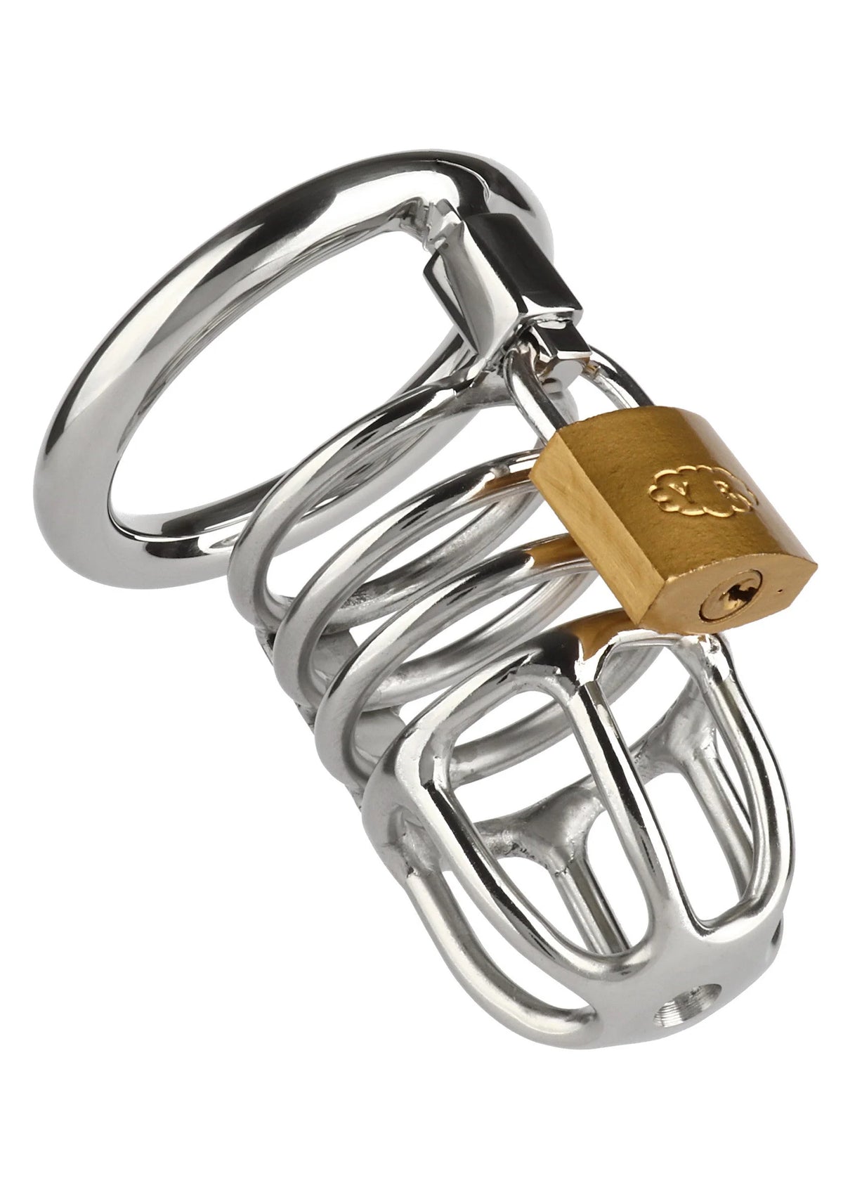 Bestel: Master Chastity Cock Cager by Mr. Steel - bij Happytoys.nl, happytoys.be, Happytoys.ae: erotische sex webshop | liever Happy dan Easy ⭐⭐⭐⭐⭐ - Default Title - 38346 - SILVER