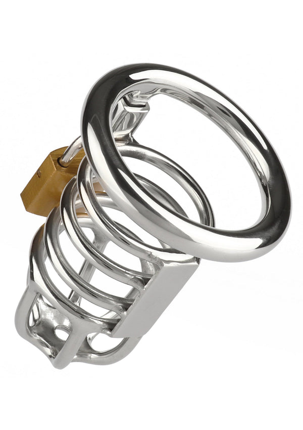 Bestel: Master Chastity Cock Cager by Mr. Steel - bij Happytoys.nl, happytoys.be, Happytoys.ae: erotische sex webshop | liever Happy dan Easy ⭐⭐⭐⭐⭐