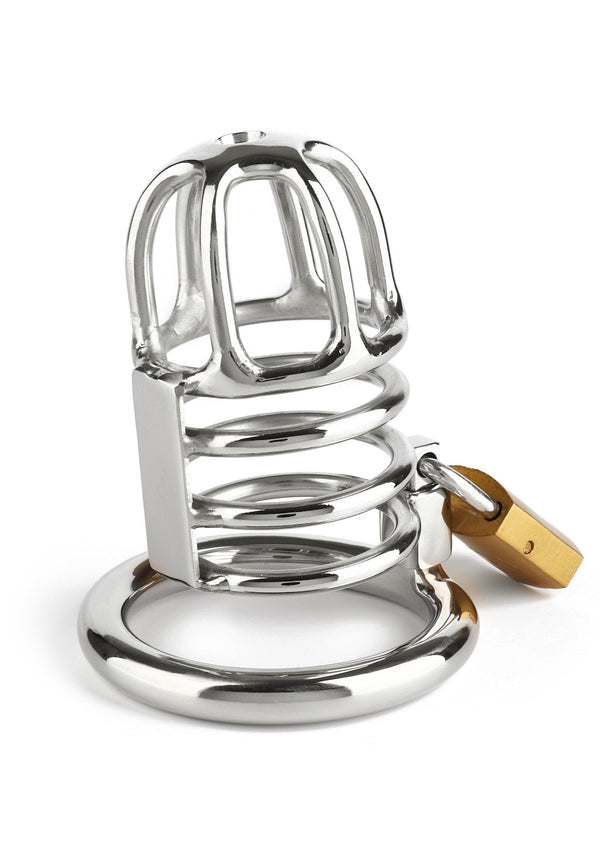 Bestel: Master Chastity Cock Cager by Mr. Steel - bij Happytoys.nl, happytoys.be, Happytoys.ae: erotische sex webshop | liever Happy dan Easy ⭐⭐⭐⭐⭐