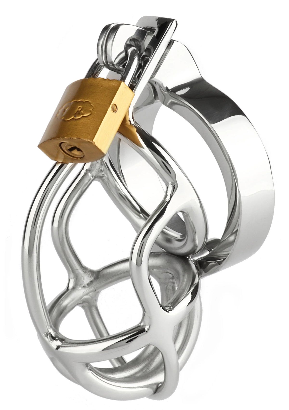 Bestel: San Quentin Chastity Cage by Mr. Steel - bij Happytoys.nl, happytoys.be, Happytoys.ae: erotische sex webshop | liever Happy dan Easy βββββ - Default Title - 38347 - SILVER