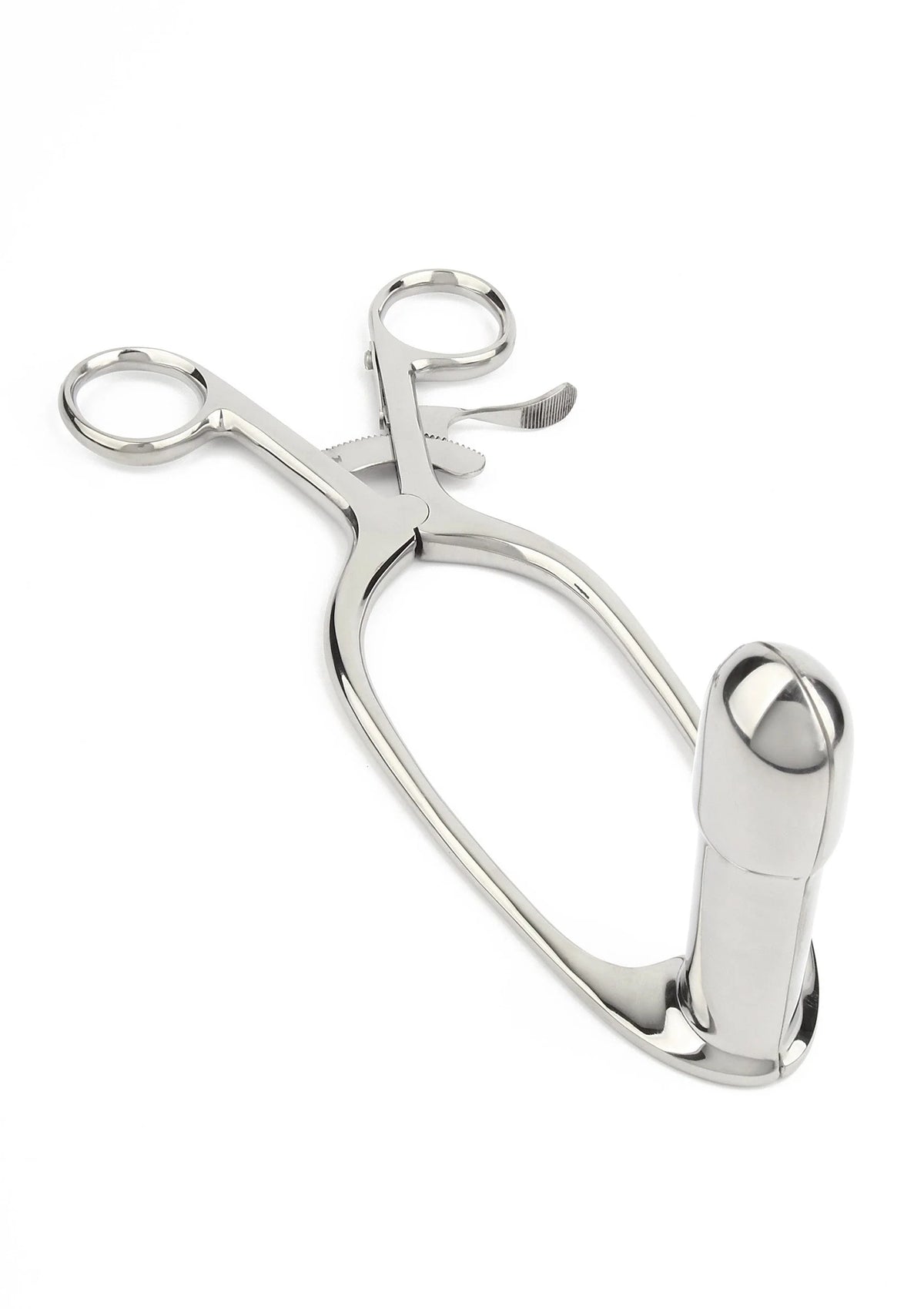 Bestel: Barr Rectal Speculum Large by Mr. Steel - bij Happytoys.nl, happytoys.be, Happytoys.ae: erotische sex webshop | liever Happy dan Easy ⭐⭐⭐⭐⭐ - Default Title - 38361 - SILVER