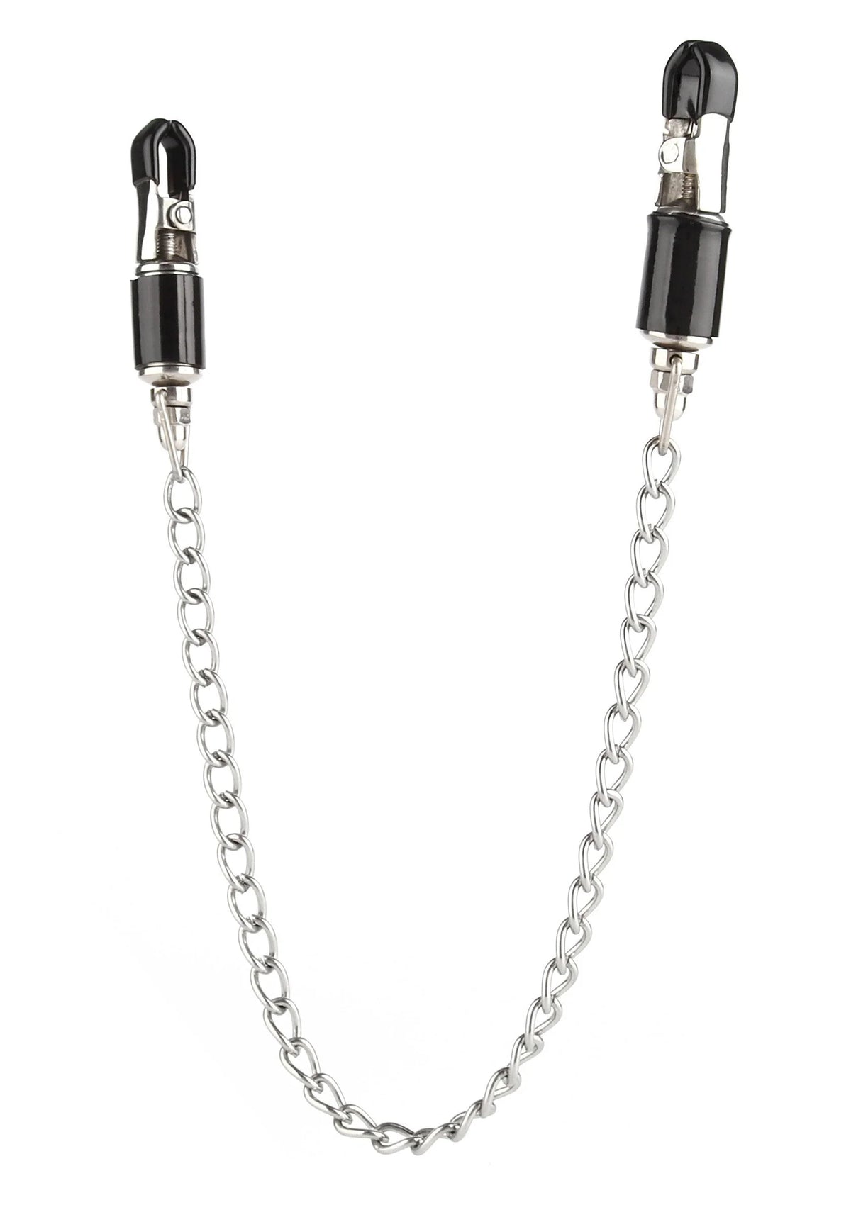 Bestel: Barrel Tit Clamps With Chain by Mr. Steel - bij Happytoys.nl, happytoys.be, Happytoys.ae: erotische sex webshop | liever Happy dan Easy ⭐⭐⭐⭐⭐
