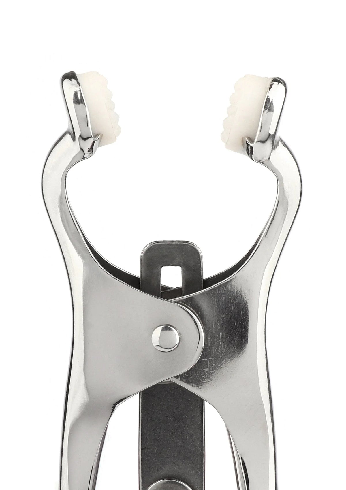 Bestel: Squeezer Nipple Clamps W Ring by Mr. Steel - bij Happytoys.nl, happytoys.be, Happytoys.ae: erotische sex webshop | liever Happy dan Easy ⭐⭐⭐⭐⭐