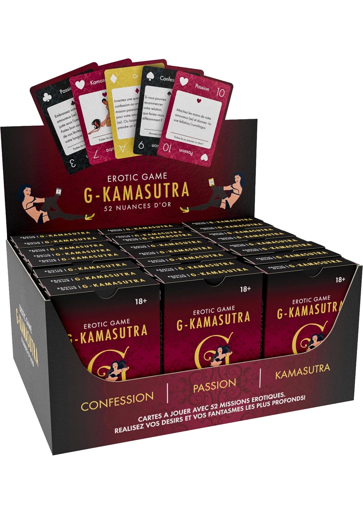 Bestel: G Kamasutra cards 24 pcs ENG/FR/DE - bij Happytoys: de erotische sex webshop | liever Happy dan Easy ⭐⭐⭐⭐⭐