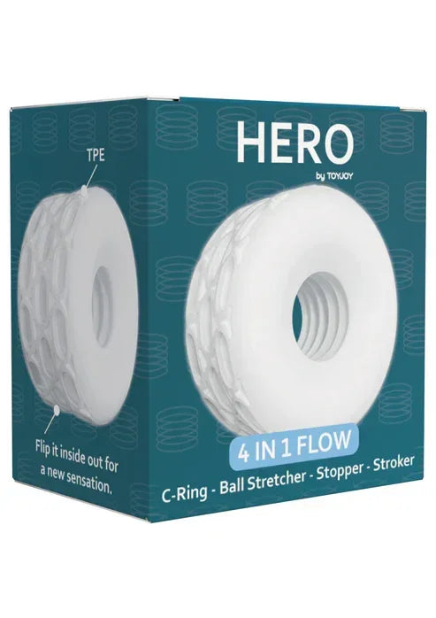 Bestel: 4 - in - 1 Flow Ring by ToyJoy - bij Happytoys.nl, happytoys.be, Happytoys.ae: erotische sex webshop | liever Happy dan Easy âââââ