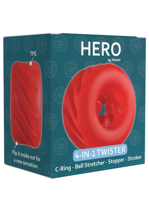 Bestel: 4 - in - 1 Twister Ring by ToyJoy - bij Happytoys.nl, happytoys.be, Happytoys.ae: erotische sex webshop | liever Happy dan Easy ⭐⭐⭐⭐⭐