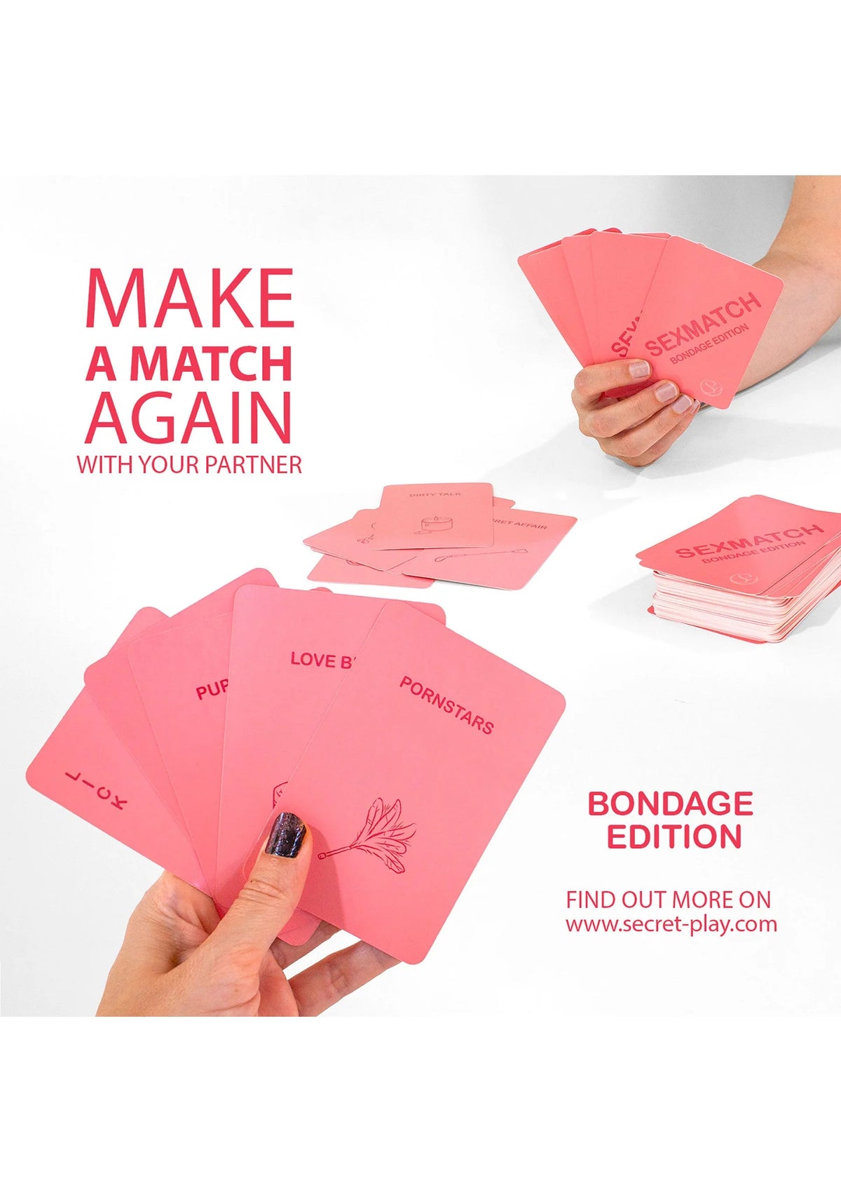 Bestel: Sexmatch Bondage Edition Game - bij Happytoys.nl, happytoys.be, Happytoys.ae: erotische sex webshop | liever Happy dan Easy ⭐⭐⭐⭐⭐