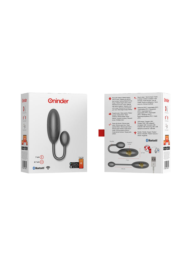 Bestel: Denver Vibrating Egg + App by Oninder - bij Happytoys.nl, happytoys.be, Happytoys.ae: erotische sex webshop | liever Happy dan Easy ⭐⭐⭐⭐⭐