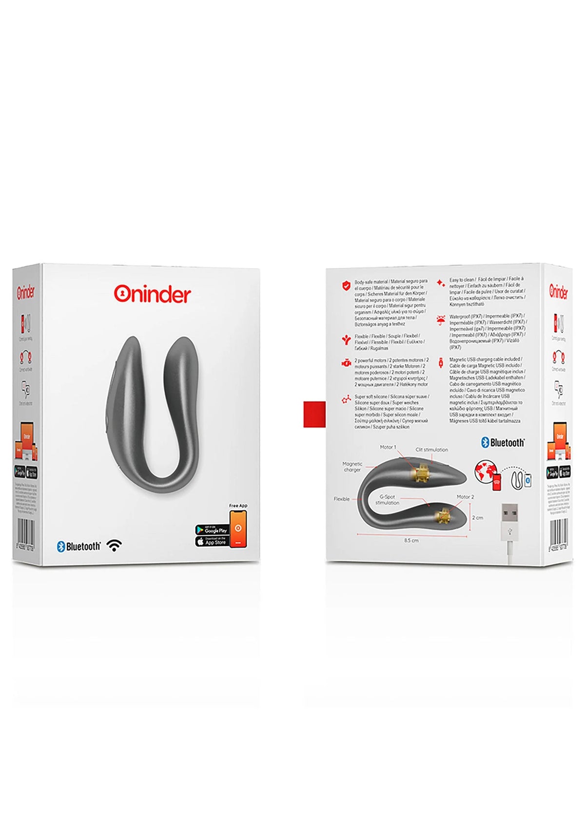 Bestel: Lisboa Double Pleasure + App by Oninder - bij Happytoys.nl, happytoys.be, Happytoys.ae: erotische sex webshop | liever Happy dan Easy ⭐⭐⭐⭐⭐
