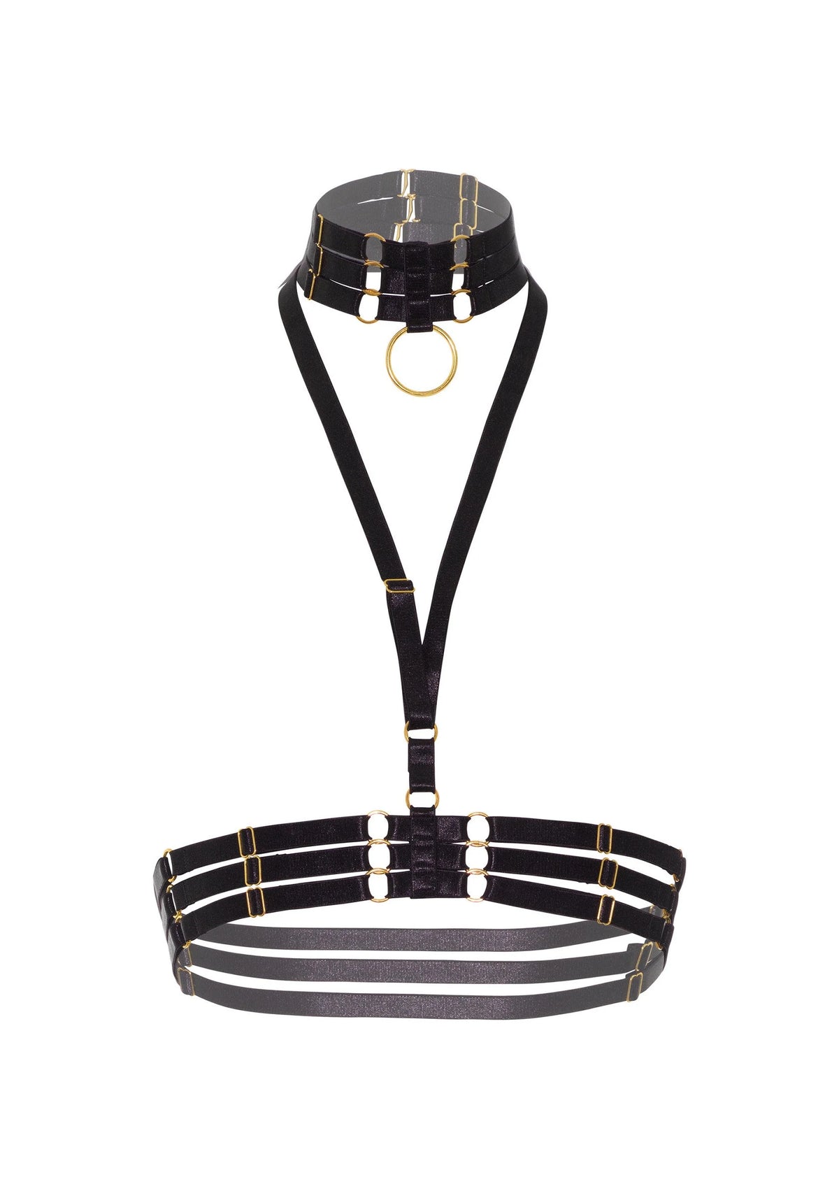 Bestel: Halter Harness Plus O - Ring Collar by Kinky Diva - bij Happytoys.nl, happytoys.be, Happytoys.ae: erotische sex webshop | liever Happy dan Easy âââââ