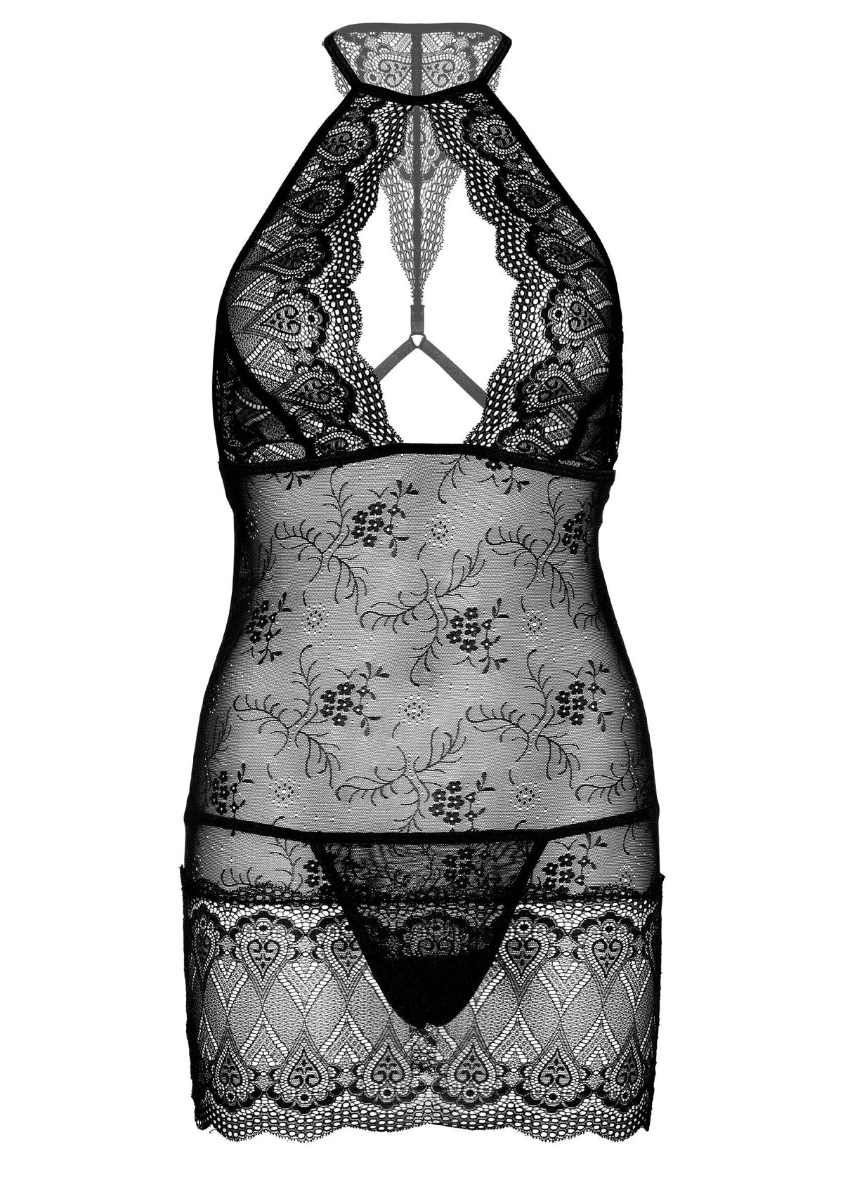 Bestel: 2PC Chemise and String - bij Happytoys.nl, happytoys.be, Happytoys.ae: erotische sex webshop | liever Happy dan Easy âââââ
