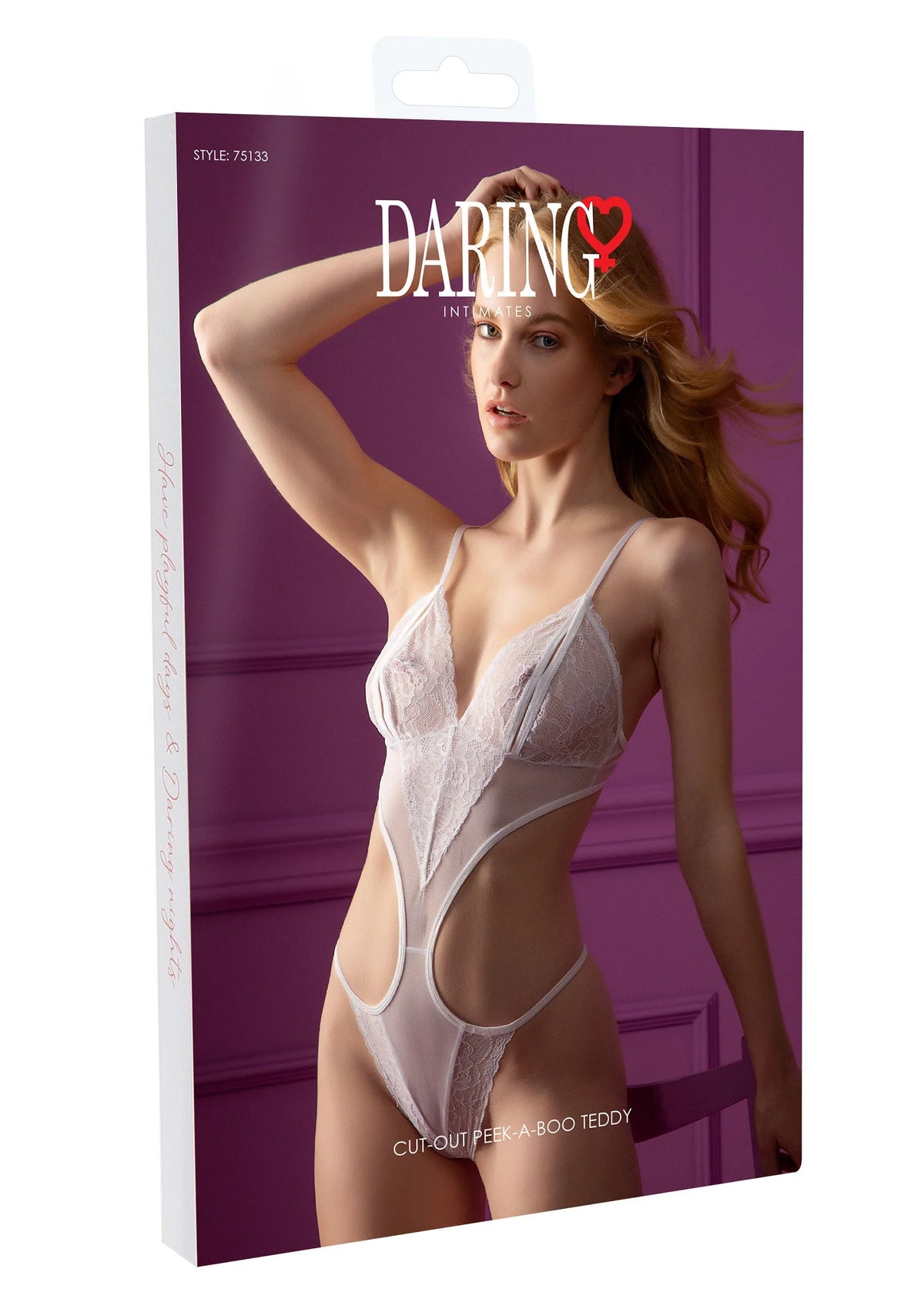 Bestel: Cut - out Peek - a - Boo Teddy by Daring Intimates - bij Happytoys.nl, happytoys.be, Happytoys.ae: erotische sex webshop | liever Happy dan Easy âââââ