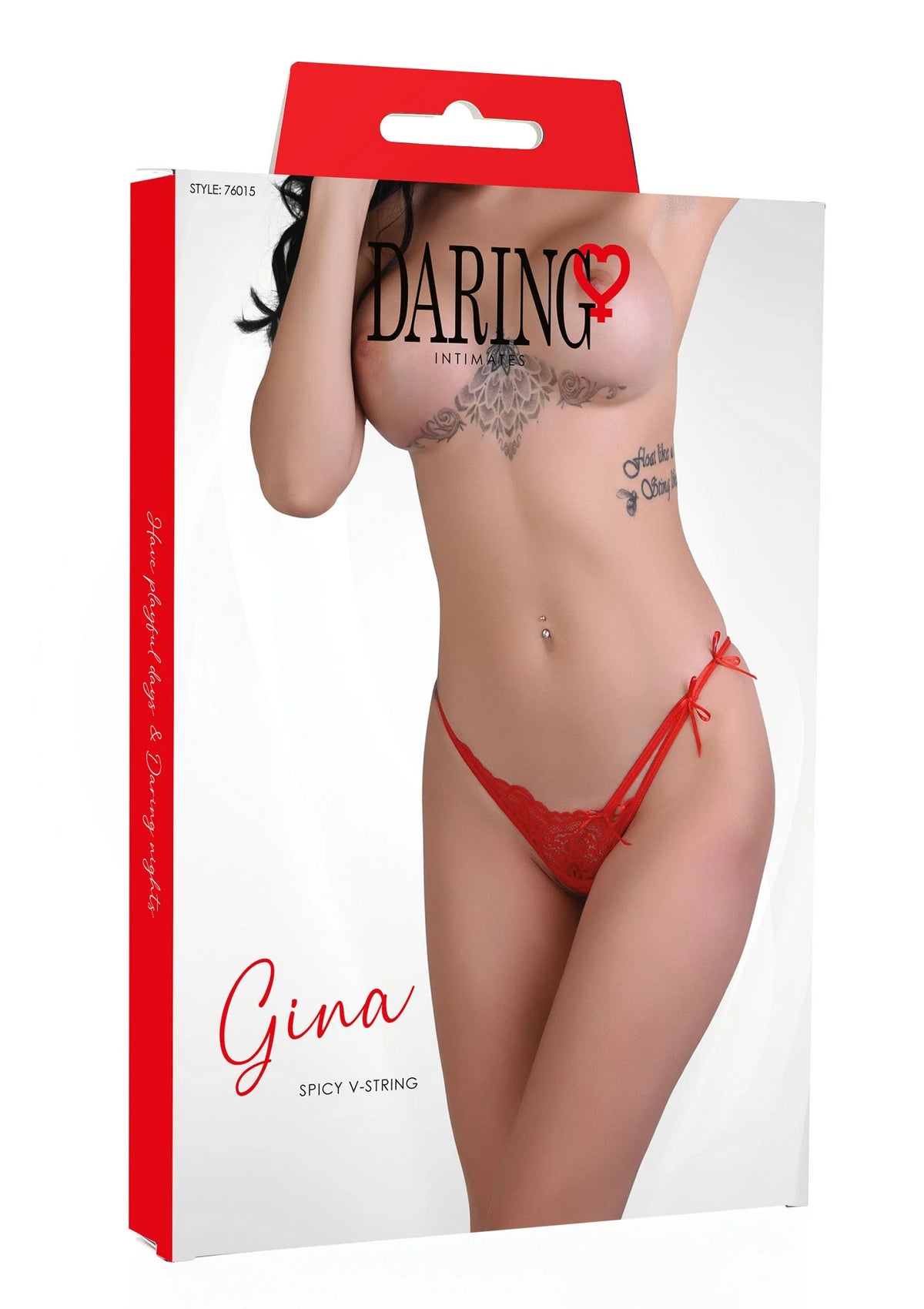 Bestel: Gina spicy V - string by Daring Intimates - bij Happytoys.nl, happytoys.be, Happytoys.ae: erotische sex webshop | liever Happy dan Easy ⭐⭐⭐⭐⭐