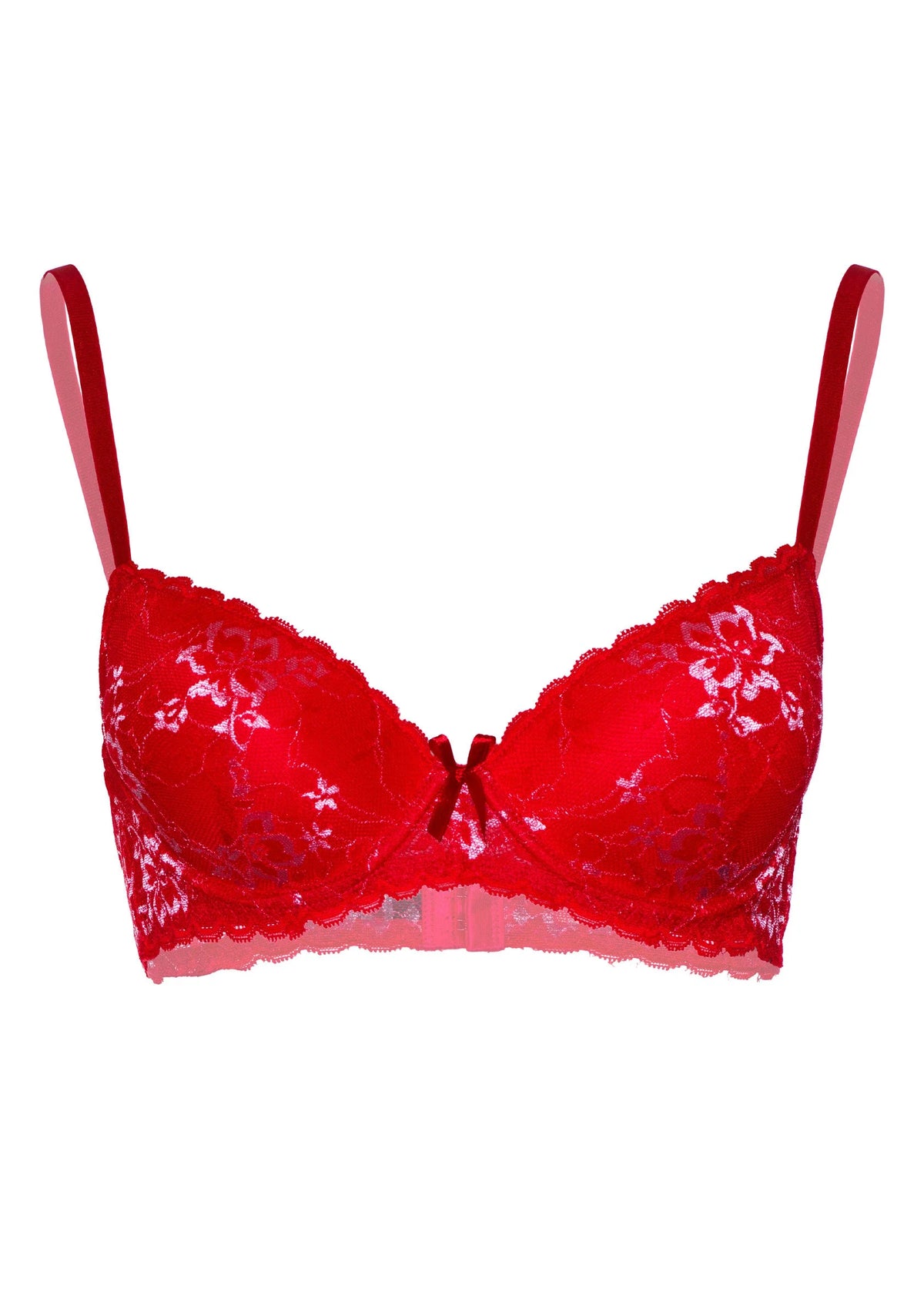 Bestel: Demi bra with floral lace - bij Happytoys.nl, happytoys.be, Happytoys.ae: erotische sex webshop | liever Happy dan Easy ⭐⭐⭐⭐⭐