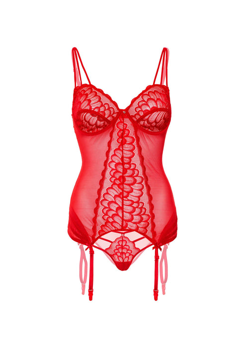 Bestel: Lace Cami Corset with string by Daring Intimates Day & Night - lingerie bij Happytoys.nl, happytoys.be, Happytoys.ae: erotische sex webshop | liever Happy dan Easy ⭐⭐⭐⭐⭐