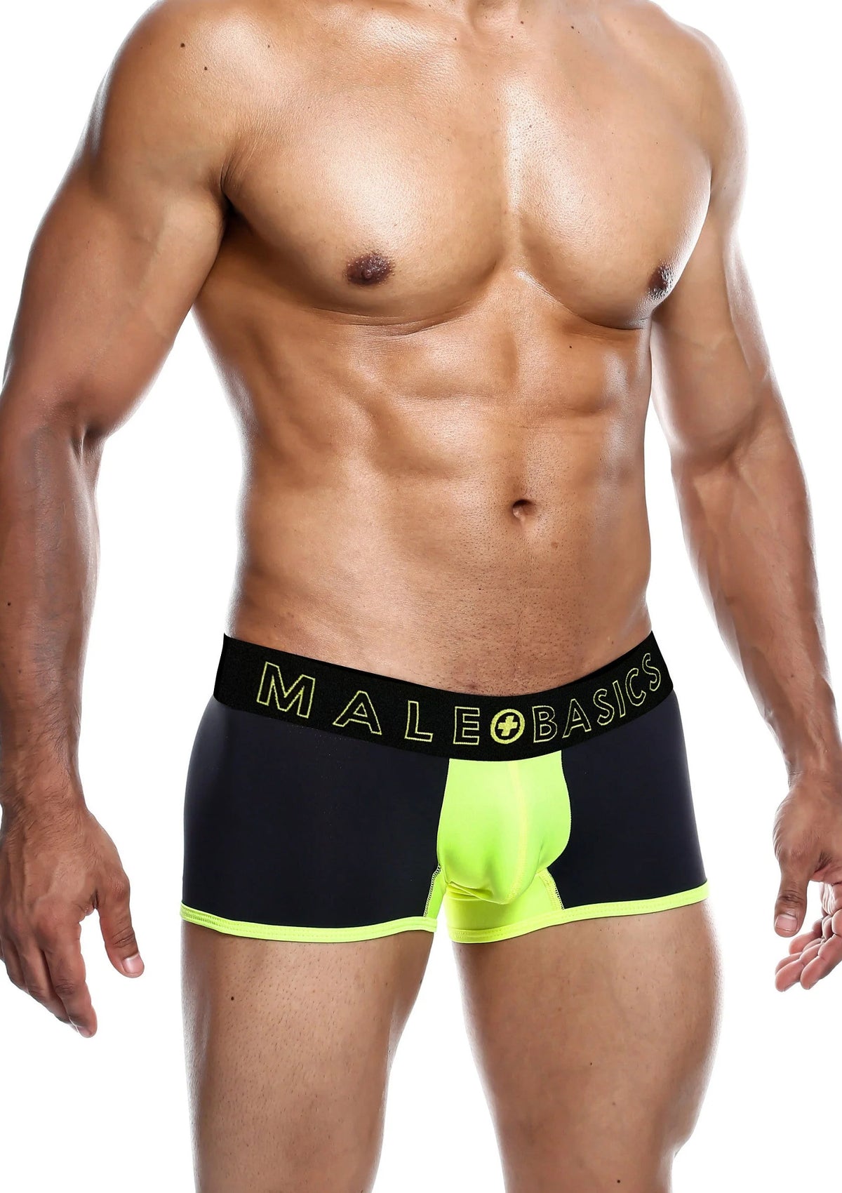 Bestel: MaleBasics Neon Trunk - bij Happytoys.nl, happytoys.be, Happytoys.ae: erotische sex webshop | liever Happy dan Easy ⭐⭐⭐⭐⭐ - Default Title - 81204 - YELLOW - XL