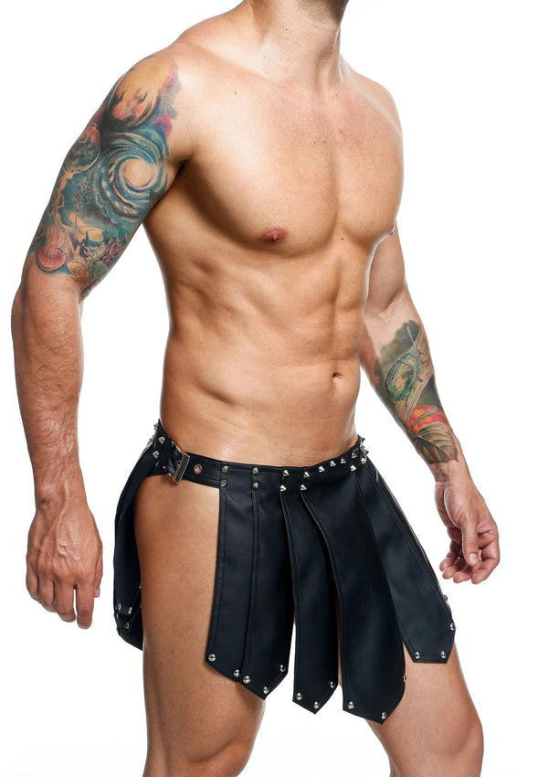 Bestel: Black Roman Skirt by MOB Dngeon - bij Happytoys.nl, happytoys.be, Happytoys.ae: erotische sex webshop | liever Happy dan Easy âââââ