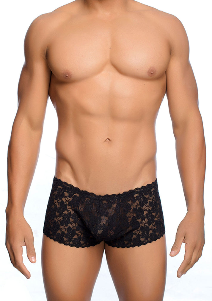 Bestel: Rose Lace Boy Short by MOB Eroticwear - bij Happytoys.nl, happytoys.be, Happytoys.ae: erotische sex webshop | liever Happy dan Easy ⭐⭐⭐⭐⭐