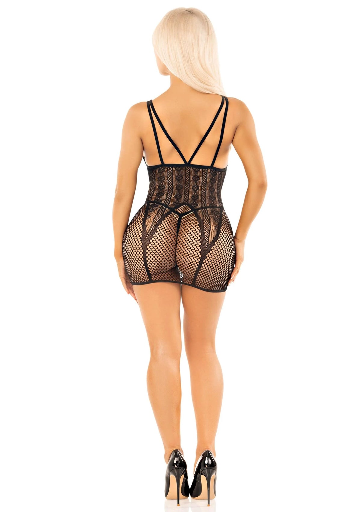 Bestel: Heart Net Mini Dress by Leg Avenue - bij Happytoys.nl, happytoys.be, Happytoys.ae: erotische sex webshop | liever Happy dan Easy âââââ