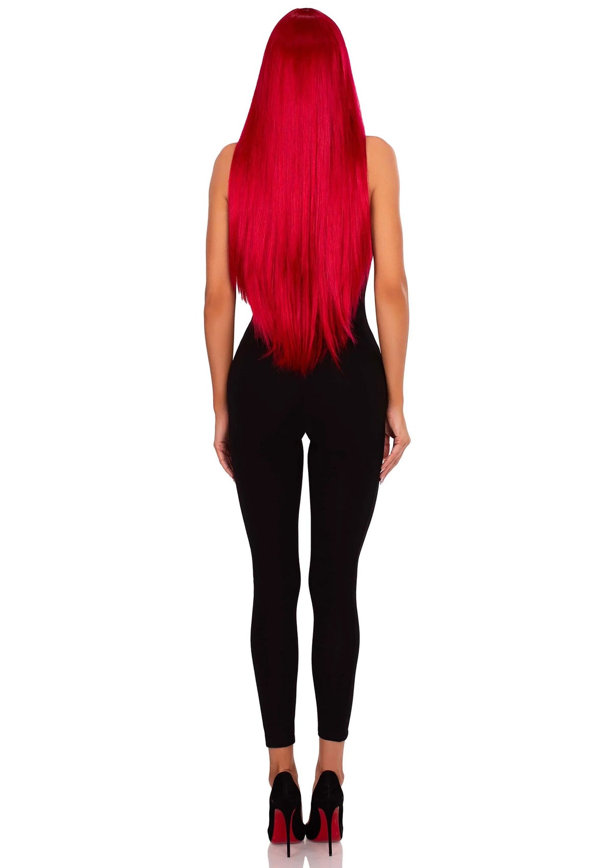 Bestel: Long Straight Center Part Wig by Leg Avenue - bij Happytoys.nl, happytoys.be, Happytoys.ae: erotische sex webshop | liever Happy dan Easy ⭐⭐⭐⭐⭐