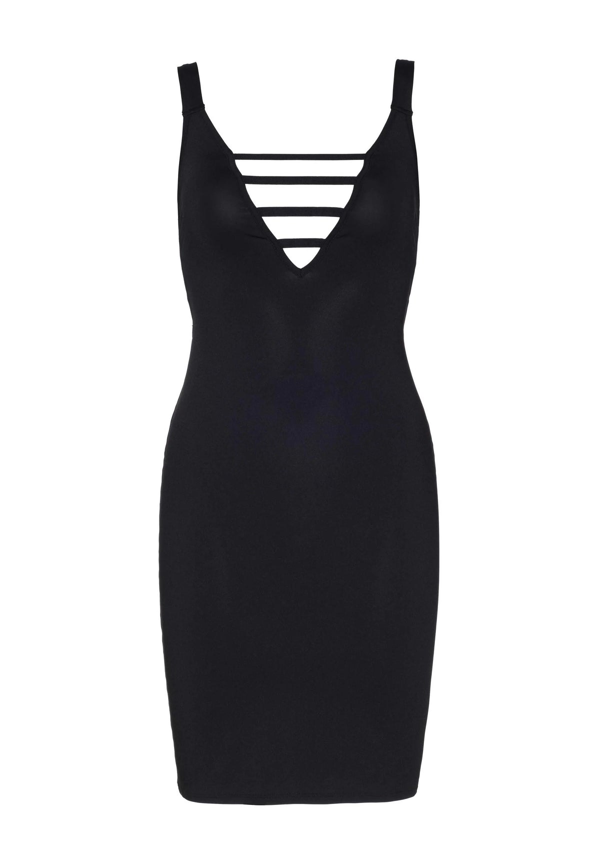 Deep-V Mini Dress