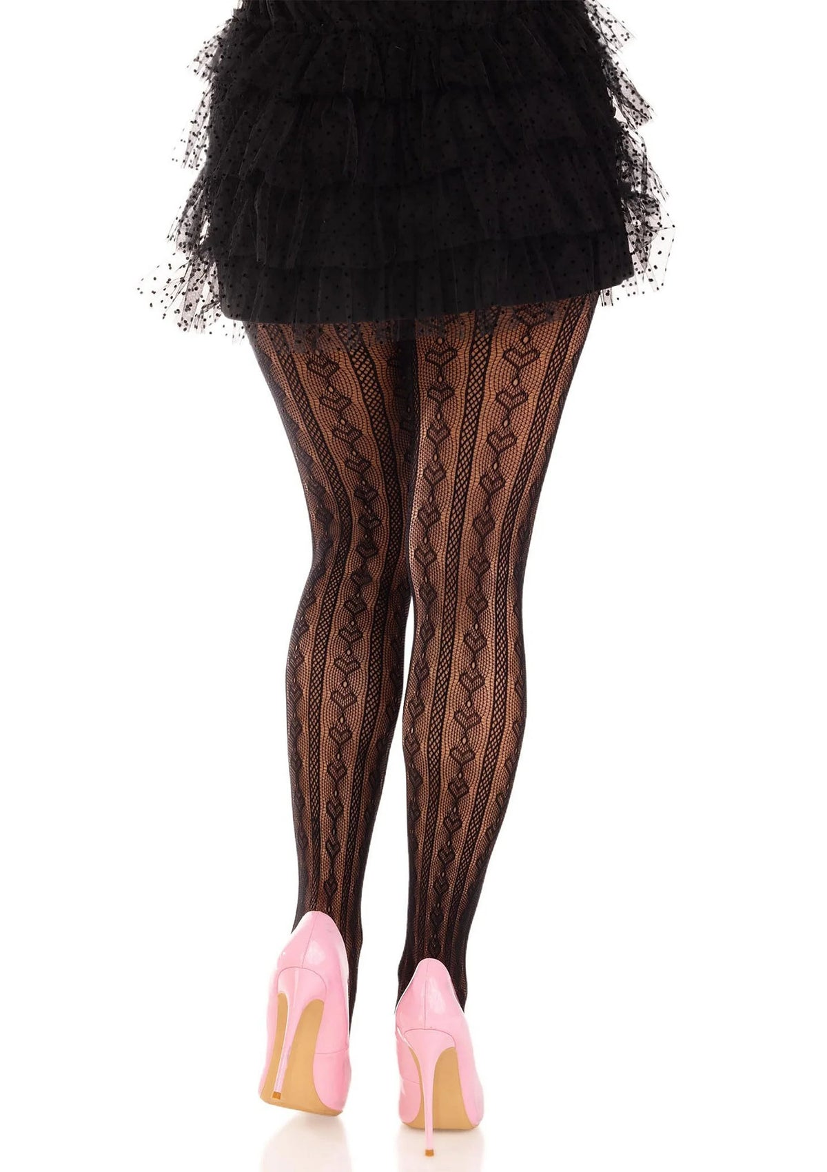 Bestel: Sweetheart Striped Net Pantyhose - bij Happytoys.nl, happytoys.be, Happytoys.ae: erotische sex webshop | liever Happy dan Easy ⭐⭐⭐⭐⭐